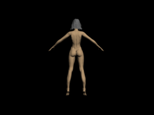 naked girl 3D Model