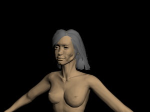 naked girl 3D Model