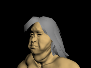 big naked girl 3D Model