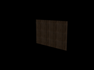wooden fence boards 3D Model