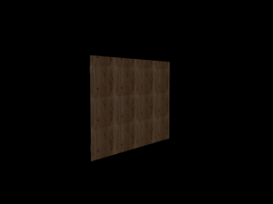 wooden fence boards 3D Model