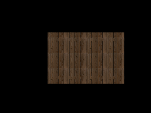 wooden fence boards 3D Model