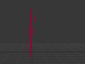 the fence of the broken boards 3D 모델
