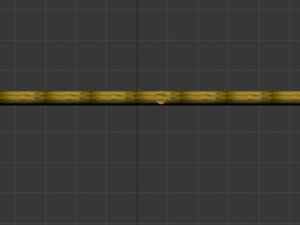 a fence made of logs 3D Model