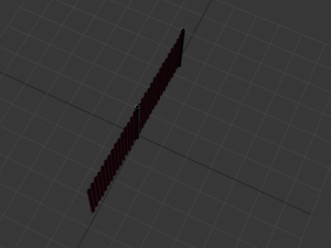 metal fence 3D Model