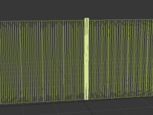 metal fence 3D Model