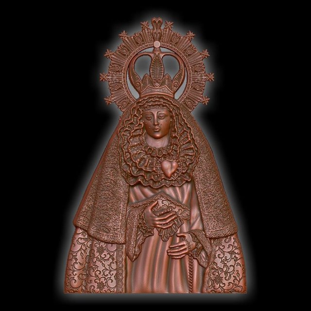 Rosario relief Model do druku 3D .c4d .max .obj .3ds .fbx .stl .blend