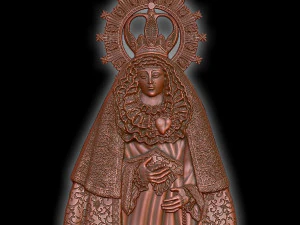 Rilievo del Rosario Modello di stampa 3D