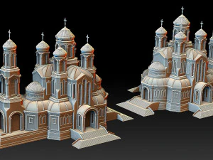 Il tempio principale delle Forze Armate della Federazione Russa Modello di stampa 3D