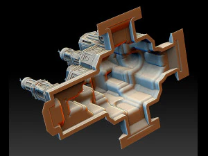 Il tempio principale delle Forze Armate della Federazione Russa Modello di stampa 3D