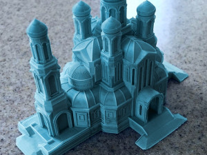 The main temple of the Armed Forces of the Russian Federation 3D Baskı Modeli