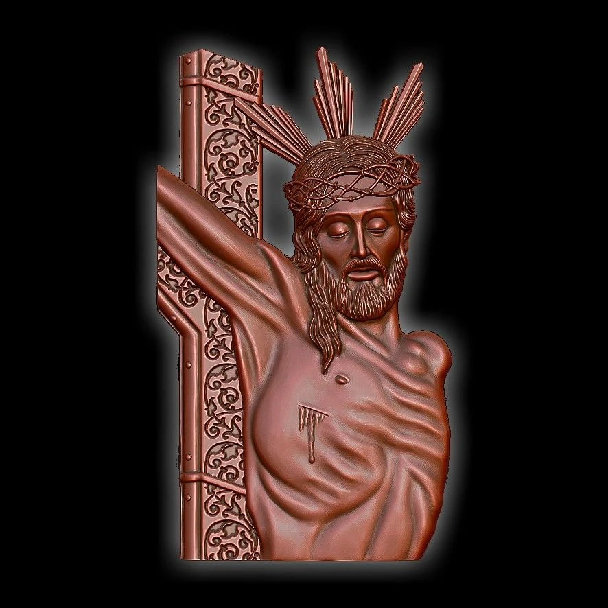 Christ for manufacturing on 3D printers or cnc machines 3D Print Model .c4d .max .obj .3ds .fbx .stl .blend 