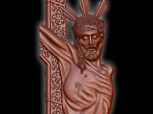 Christ per la produzione su stampanti 3D o macchine CNC Modello di stampa 3D