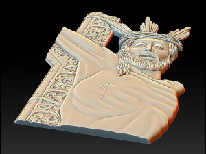 Christ for manufacturing on 3D printers or cnc machines 3D Print Model
