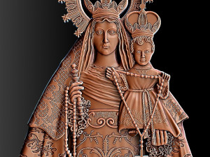 Rosario relief for manufacturing on 3D printers or cnc machines 3D 프린트 모델