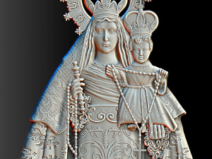 Rosario relief for manufacturing on 3D printers or cnc machines 3D 프린트 모델