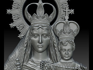 Rosario relief for manufacturing on 3D printers or cnc machines 3D 프린트 모델