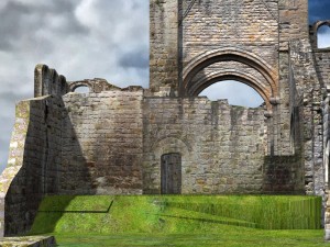 abbey in ruins monastery 3D मॉडल