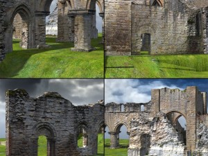 abbey in ruins monastery 3D मॉडल