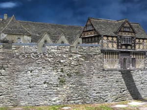 fortified manor 3D 模型