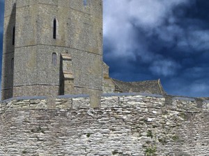 fortified manor 3D 模型