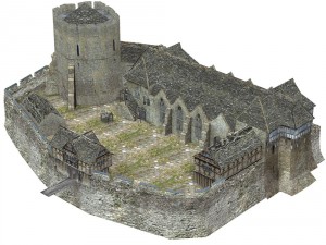 fortified manor 3D 模型