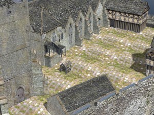 fortified manor 3D 模型
