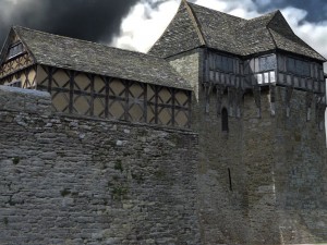 fortified manor 3D 模型