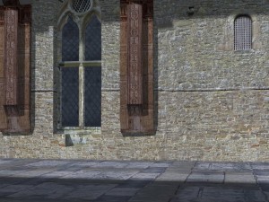 fortified manor 3D 模型