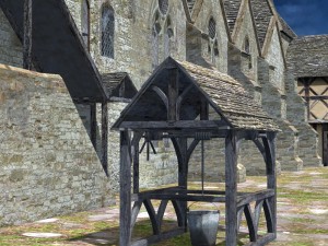 fortified manor 3D 模型