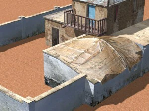 shanty town 2 large compound 3D Model