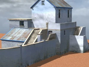 shanty town 2 large compound 3D Model