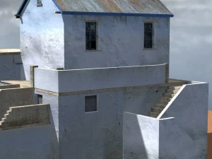 shanty town 2 large compound 3D Model