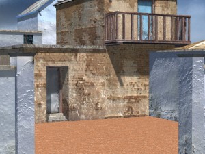 shanty town 2 large compound Modelo 3D