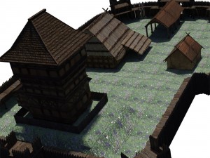castle keep and tower 3D Model