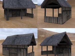 castle set 1 3D Model