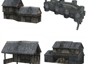 castle set 1 3D Model