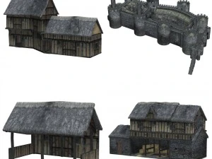 castle set 1 3D Model