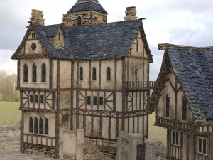 medieval street Modello 3D