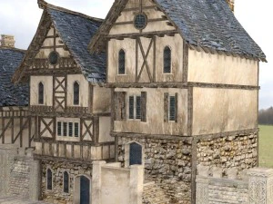 calle medieval Modelo 3D