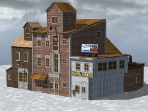 wharf building 3D Model