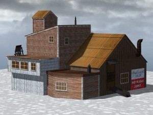 wharf building 3D Model