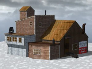 wharf building 3D Model