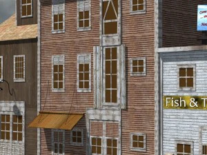 wharf building 3D Model