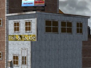 wharf building 3D Model