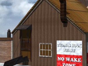 wharf building 3D Model