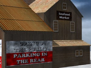 wharf building 3D Model