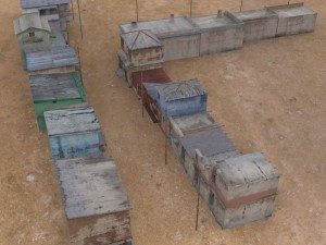 shanty town buildings 2 town blocks 3D-Modell
