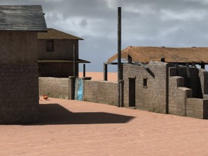 shanty town buildings 2 farm 3Dモデル