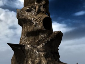 skull rock mountain 3D मॉडल